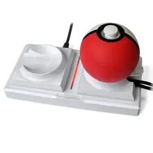 EastVita ДЛЯ NS Switch для Poke ball Plus зарядная подставка для Pokeball зарядная док-станция Встроенный светодиодный индикатор ligh r15