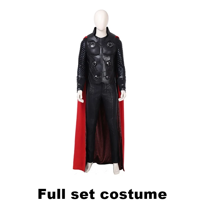 Топ класс Мстители Бесконечность войны Тор одинсон Косплей Костюм - Цвет: full set costume