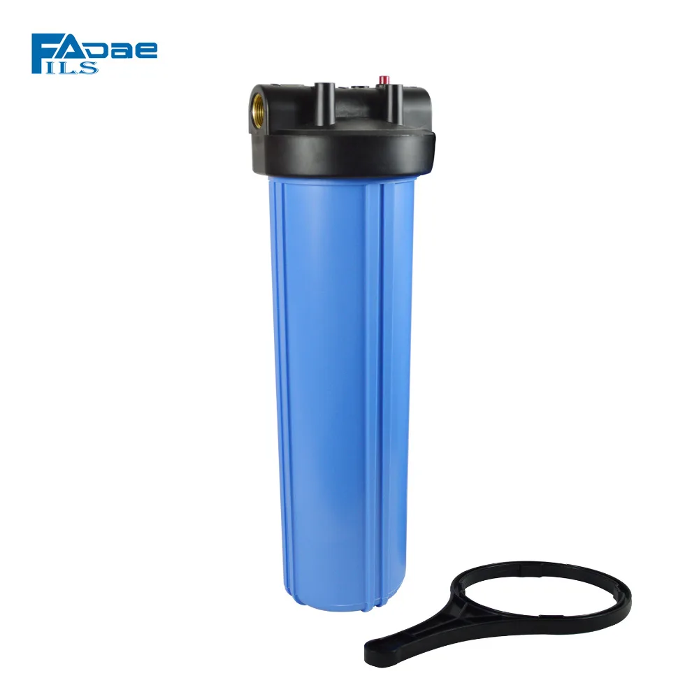 

High Quality! Whole House Heavy Duty Big Blue Filter Housing ,4.5in. OD x 20in. L, 1-Inch Female Pipe Thread Inlet and Outlet
