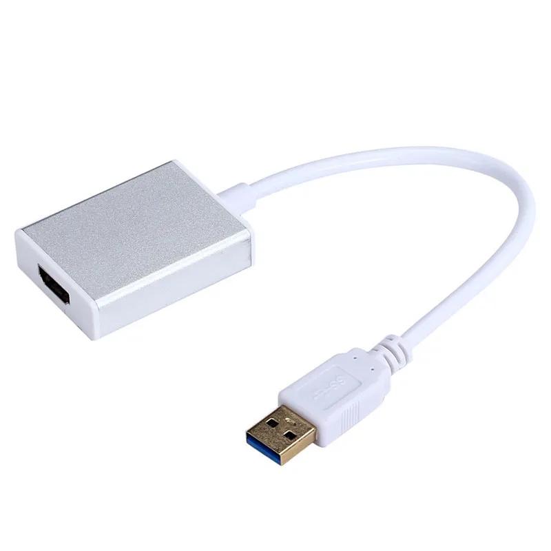 50 шт./партия* USB3.0 USB 3,0 к HDMI мульти-дисплей графический адаптер конвертер кабель 1920x1080 HD Win7/8 для HDTV ЖК-дисплей портативных ПК видео