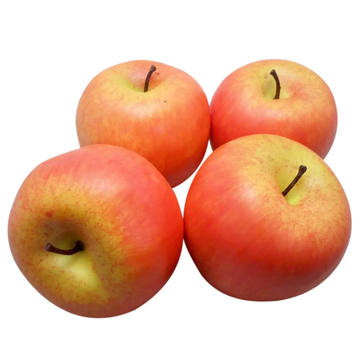 

ALIM HOT 4 Large Artificial Red Apples Decorative Fruit by Best Artificial