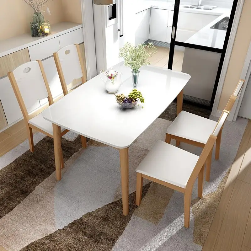 Comedores Mueble Redonda Meja Makan комната для столовой и кухни Pliante Comedor Ретро деревянный стол