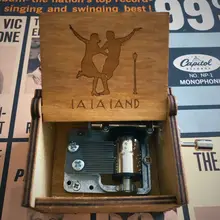 Новая специальная литая музыкальная шкатулка laland ручная музыкальная шкатулка город звезд заводная Музыкальная Шкатулка