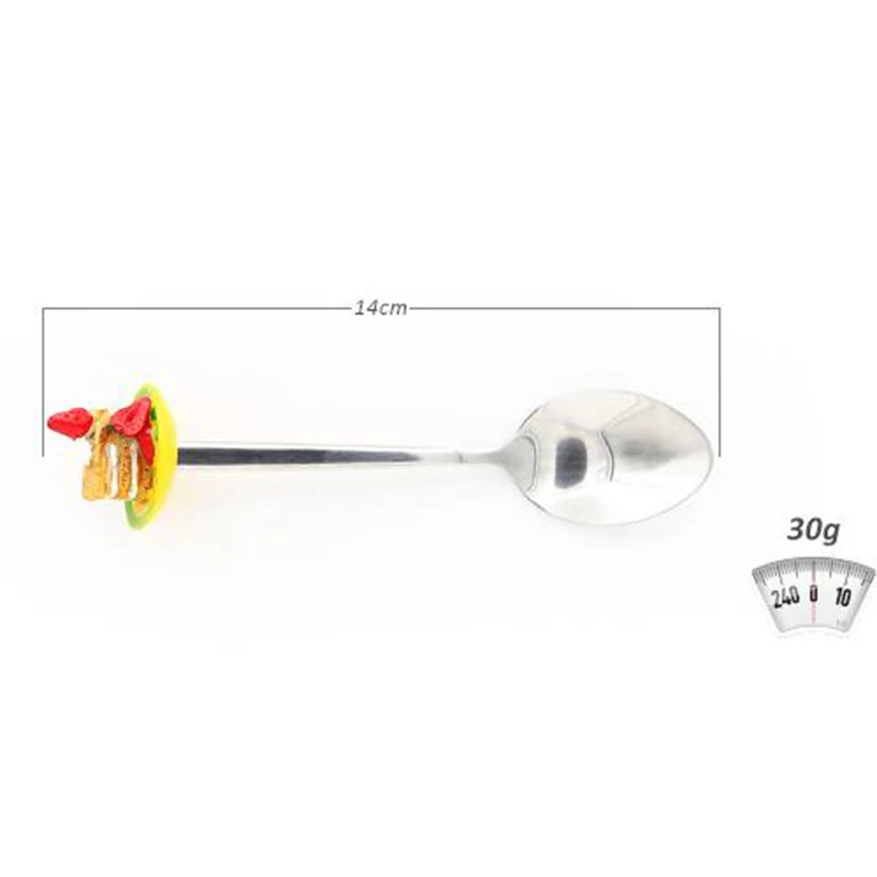1 шт. Ложки Посуда Милая полимерная для торта форма ложка для чая и кофе десертные ложки B