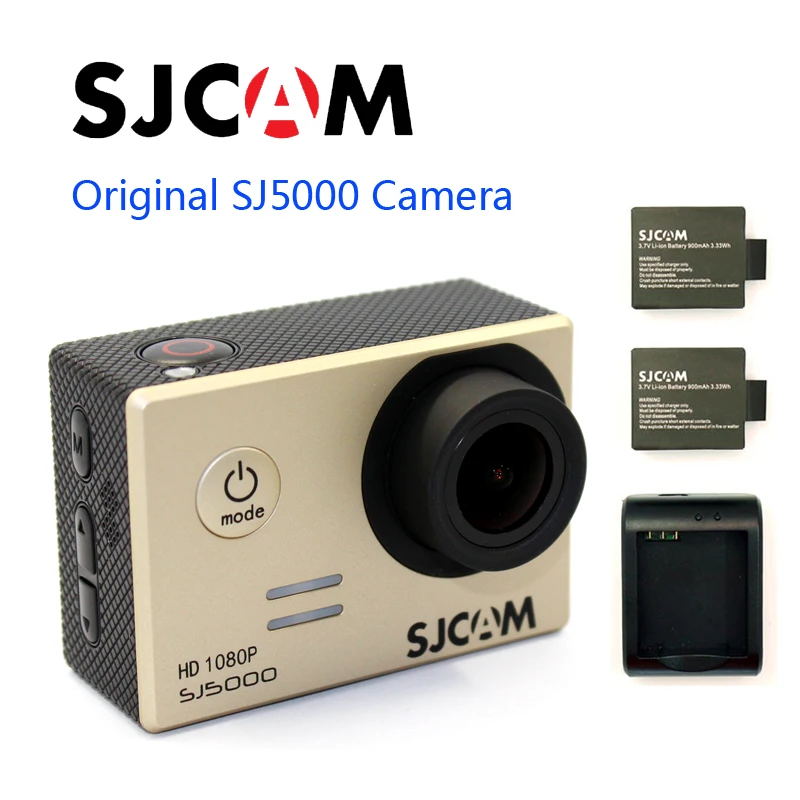

Free shipping!!Original SJCAM SJ5000 Diving 30M Waterproof Sport Action Camera+Extra 2pcs batteries+Battery Charger