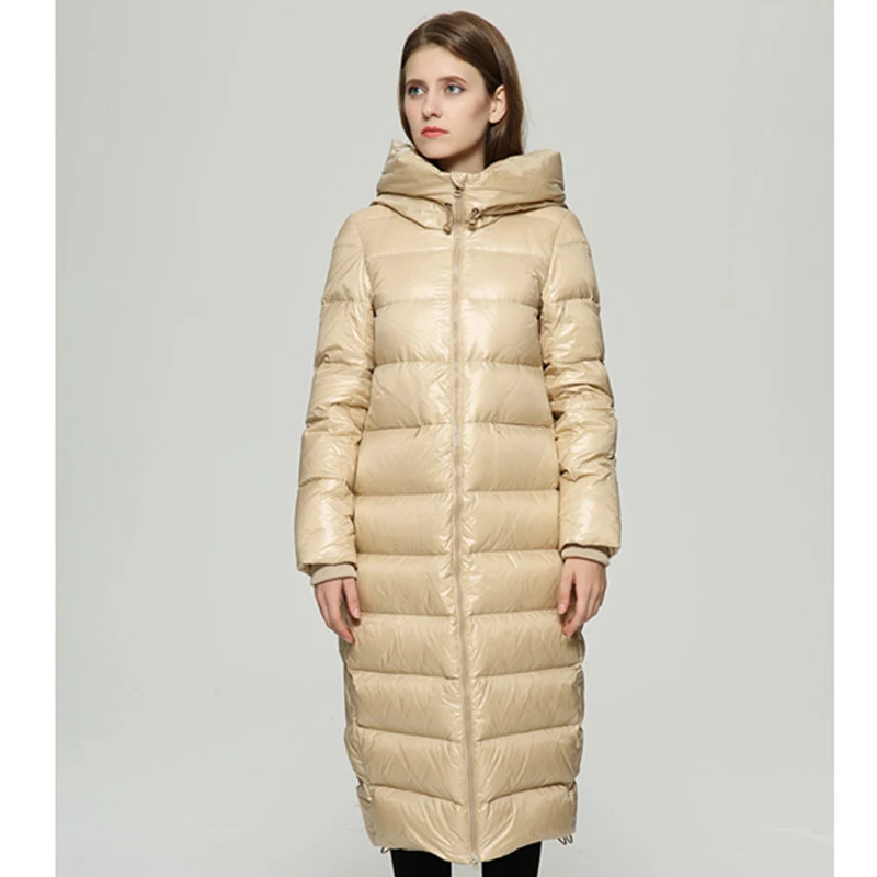 2018 Winter Women's Down Coats 90% White duck down Jackets Women Female Outerwear Warm Thick Down Puffer Jacket Parka branded