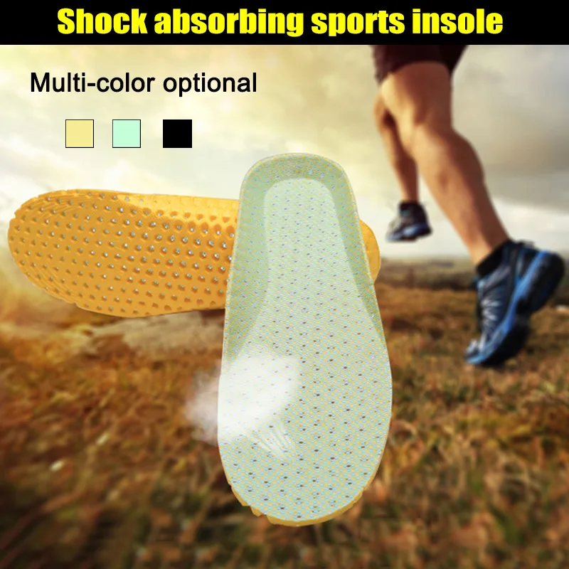 

2018 New 1 Pair Sole Pad Orthotic Sport Running Insoles Shoe Pad Breathable Arch Support Cushion 99 LT88
