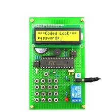 Electronic password lock design Time display / DIY production kit / clock code lock DIY kit