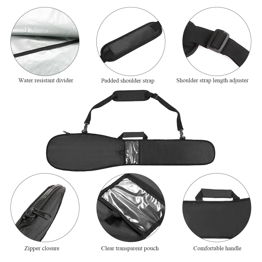 Kayak Paddle Bag Long Kayak Boat Canoe Paddle Storage Bag Holder Pouch Cover Outdoor Water Sports Kayak Paddle Bag