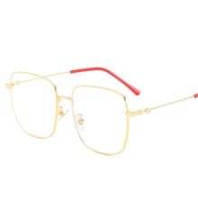 Ретро мода Анти-синие очки темперамент коробка компьютерные очки Маленькая свежая индивидуальность синий свет блокирующие очки унисекс