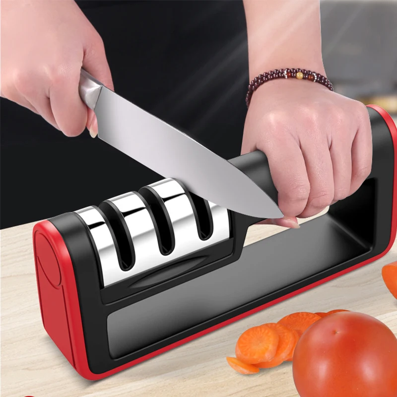 3 In 1 Professional Ceramic Knife Sharpener Scissors Sharpening Stone