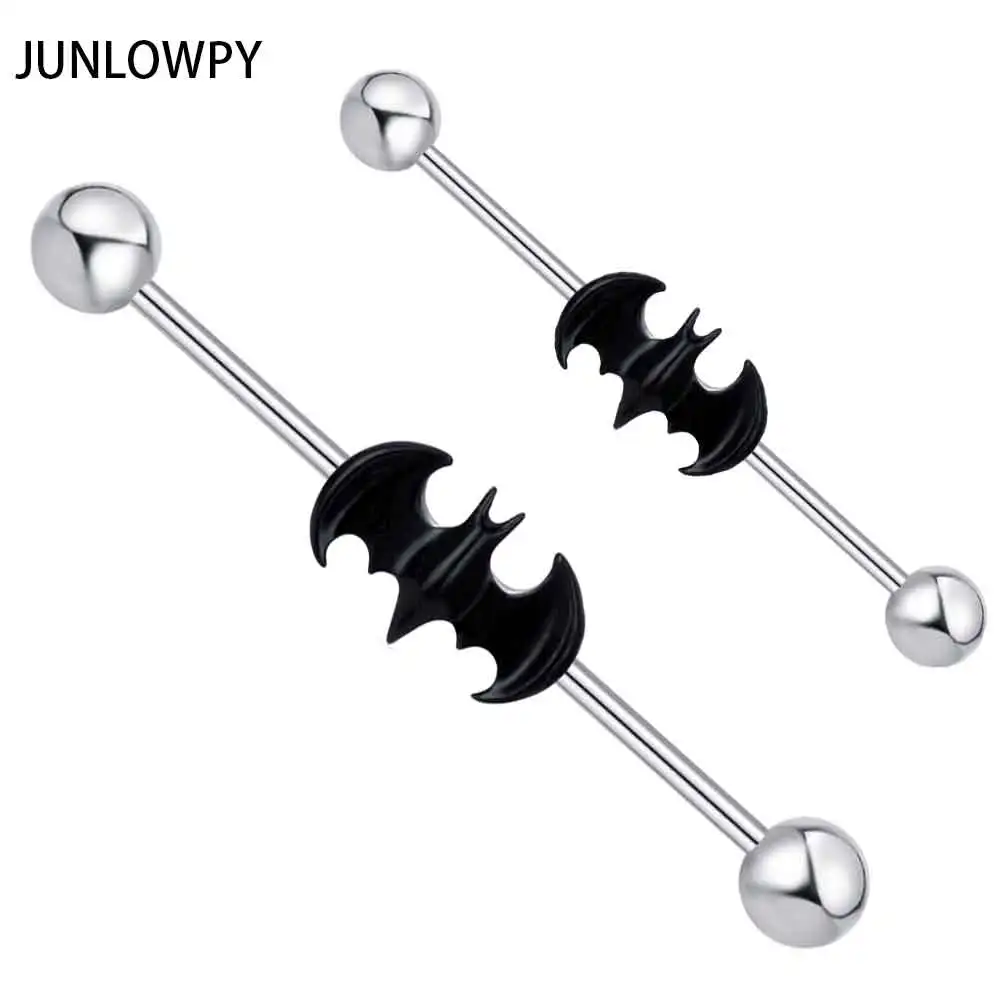 JUNLOWPY 2 шт Совы хирургические стальные кольца для сосков промышленные хрящи