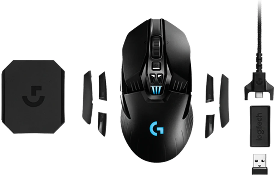 Б/у Беспроводная игровая мышь logitech G903 LIGHTSPEED 12000 dpi RGB весовой профессиональный выбор плеера