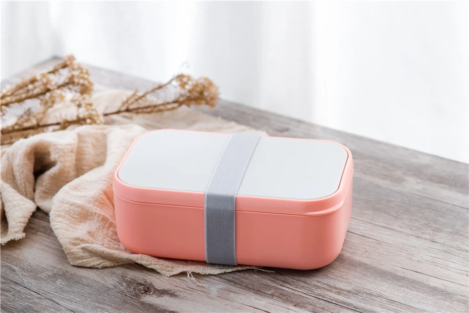 Baispo Microwavable Bento Box герметичный BPA бесплатно Портативный Ланч-бокс с столовой едой контейнер ланчбокс для школы офиса