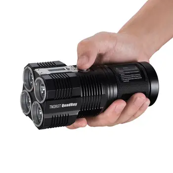 

NITECORE TM26GT CREE XP-L HI V3 Led Flashlight 3500LMS 704Meters Torches by 18650 Battery for Camping Hiking Searching