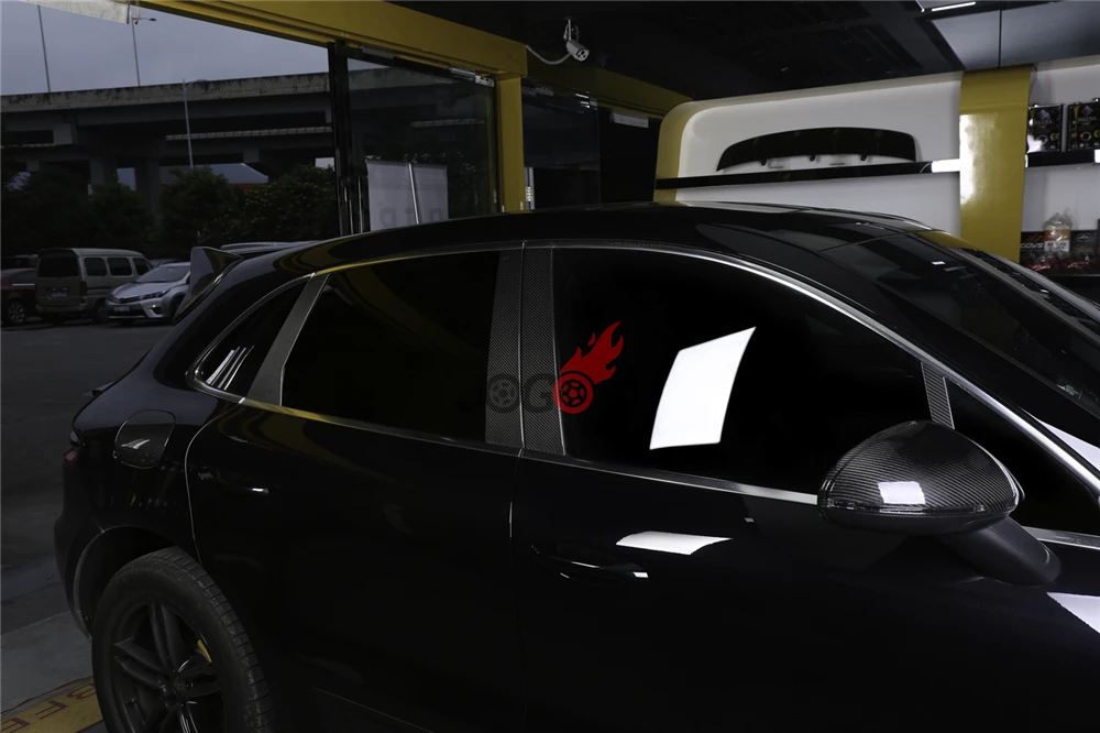 Car Window Pillar Molding Post Trim For Porsche Macan 95B 2014 2018