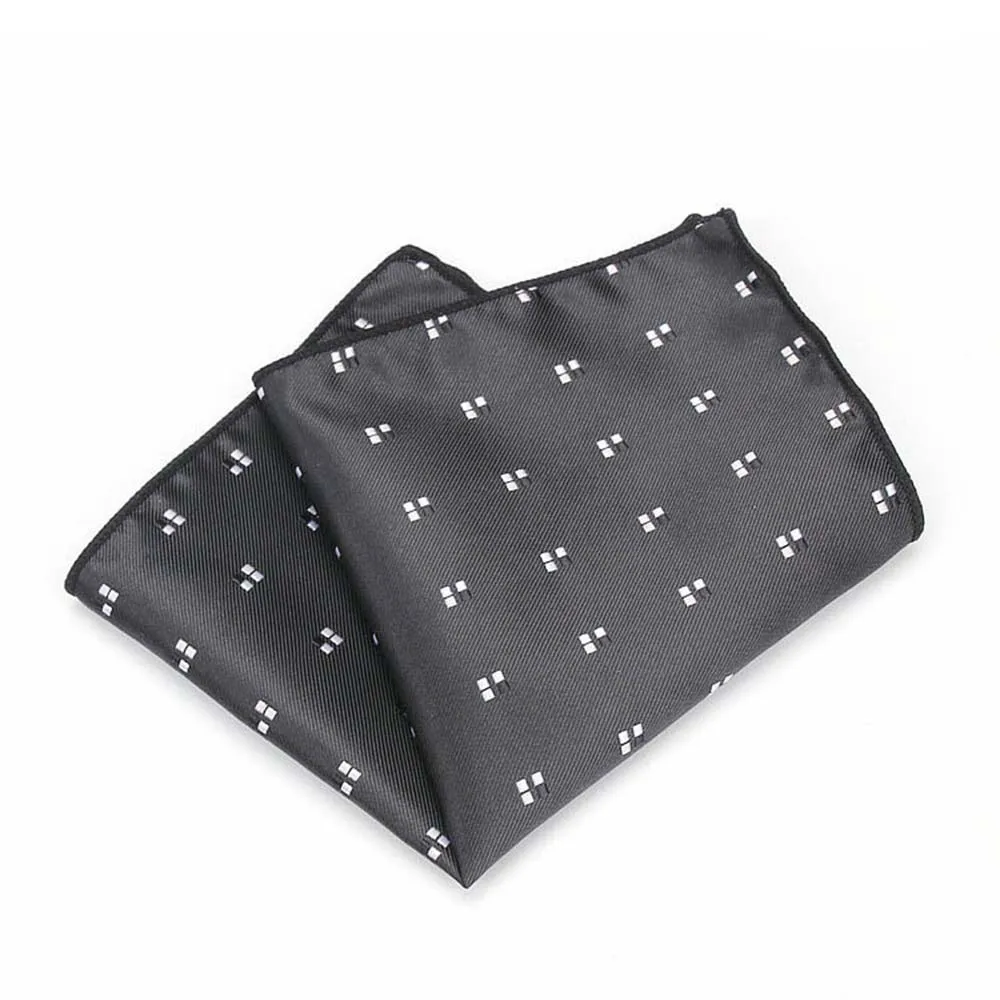HUISHI мужской Карманный квадратный платок в горошек носовой платок в горошек Hanky костюмы Карманный квадратный с высокой связью от - Цвет: PP13