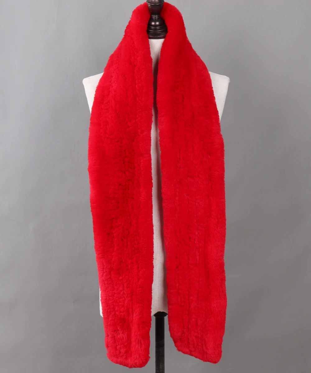 Cappotto in pelliccia di rex tinto corallo - Pellicceria Serra