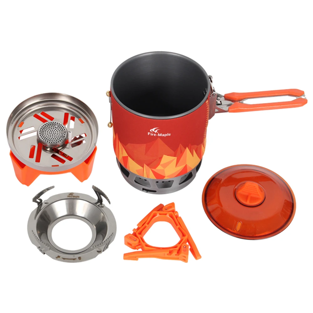 backpacking stove and pot set