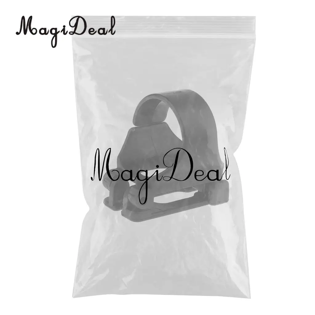 MagiDeal Universal Plastic Clip Snorkel Keeper Retainer Replacement for Attaching Mask Strap Scuba Diving Snorkeling Equipment