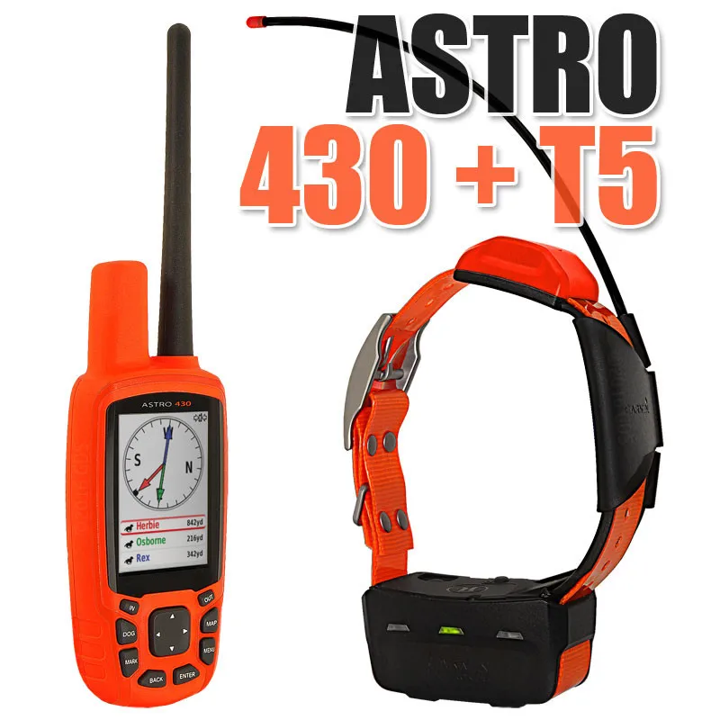 

1+1 Original Brand New For GARMIN Astro 430 Tracking System with T5 Dog Collar with battery (American Version)
