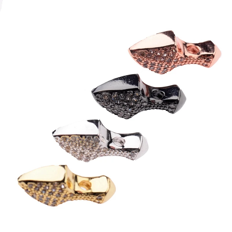 

2017 Charm Micro Pave Arrow&Tree Shape Beads For Jewelry Making DIY Bracelets Women&Man Sided Pattern Beads BDYF007
