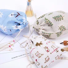 Unisex String Drawstring Sack Tote Bag School Sport Pack Stationery Case Drawstring Bag L M S