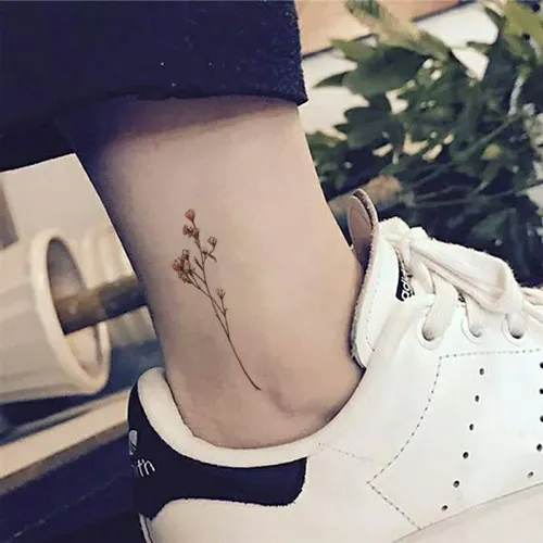 

1 Piece Temporary Tattoo Sticker Colorful Flower Design Women Shoulder Body Art Water Transfer Tattoo Sticker Fashion