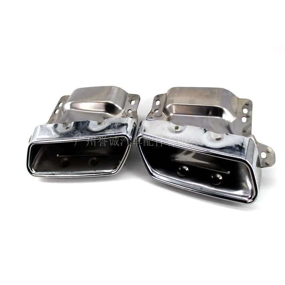 

Automobile exhaust pipe modified tail laryngeal One divides into two for 07-13 year Mercedes Benz w221 S300 S350 S400 S500 S600