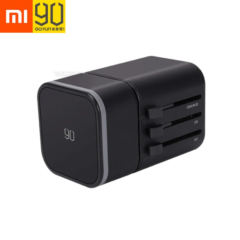 Xiaomi Mijia 90 Fun многофункциональный адаптер преобразования USB TYPE-C двойной интерфейс PD3.0 QC3.0 Быстрая зарядка содержит AU DE UK US