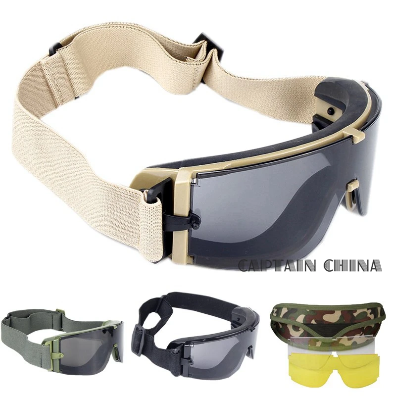 preço Exército militar Airsoft Tactical Goggles Tactical óculos de Sol Óculos Exército Paintball Goggles