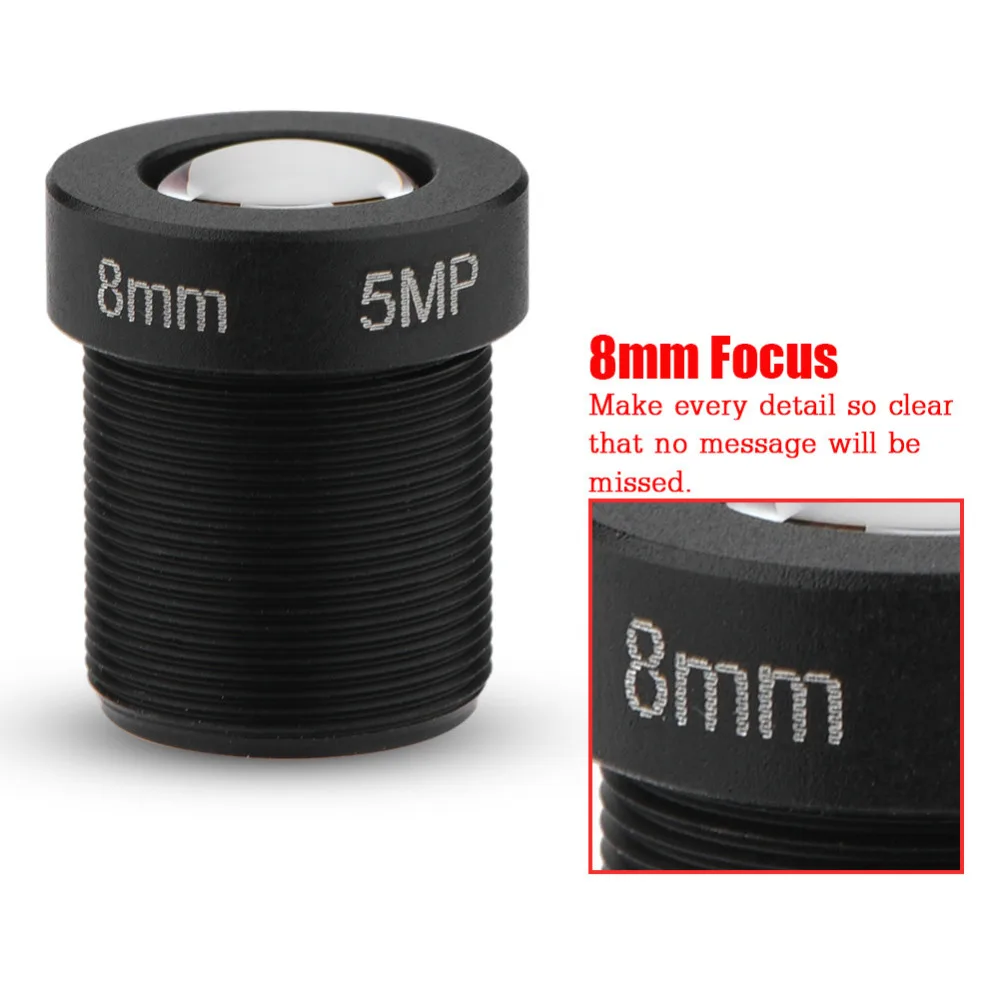 

CCTV Camera Lens Mount Board 8mm 3MP 5MP Security CCTV IR Board Camera Lens IR-cut Filter