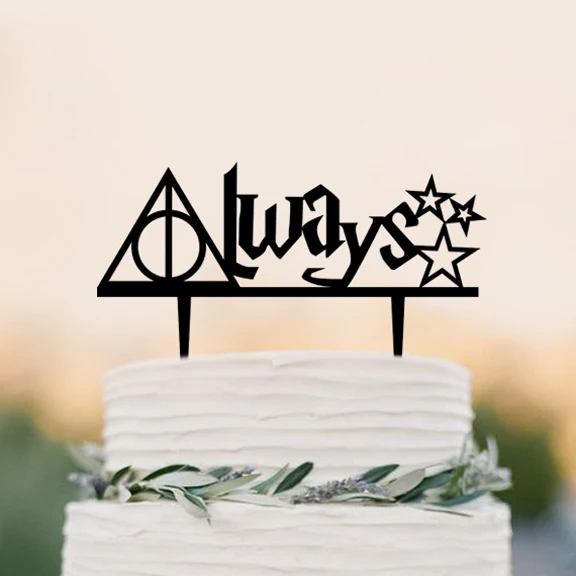 Всегда люблю вас торт Топпер звезды свадебный любовь украшение партии Волшебник