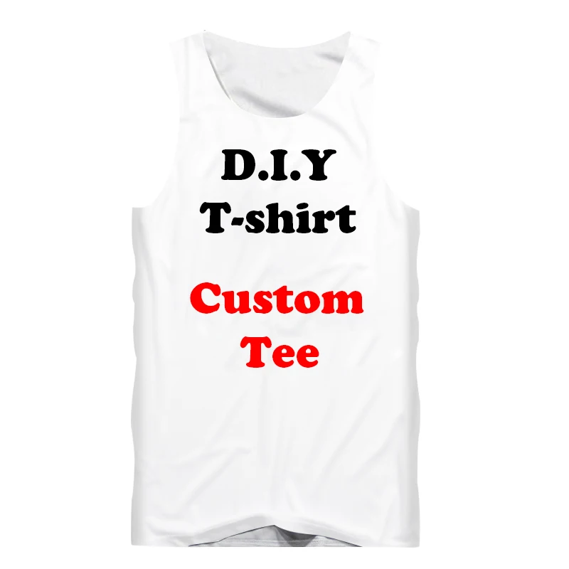 

3D Print Diy Custom Design Fashion Men Tank Top Fitness Undershirt Womens Sexy Vest Drop Shipping Wholesalers For Drop Shipper