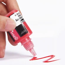 10 шт. флаконы Перманентный макияж микро пигменты чернила для татуировки бровей подводка для глаз губ макияж смешанные цвета художественная Татуировка поставка