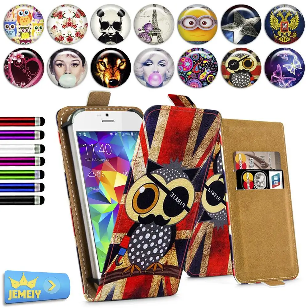 For Blackview V3 Universal High Quality Printed Flip PU Leather Cell