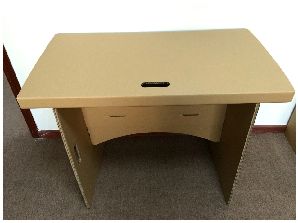 Diy Cardboard Furniture Paper Table With Chair Set Corrugated