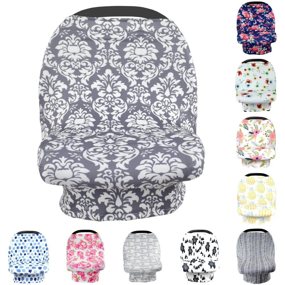 

Baby Nursing Covers Car Seat Cover Newborn Maternity Breastfeeding Stroller Shopping Cart Canopy Cover Feeding Scarf Apron