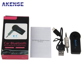 

50sets Universal Audio Wireless Bluetooth Receiver Car Music Receiver Adapter 3.5mm Aux Car Bluetooth Adapter Handfree Auto