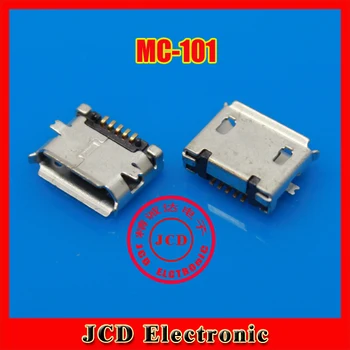 

ChengHaoRan 50PCS/LOT All copper Micro USB socket MK Mike 5P MINI USB Micro USB female 5 foot patch SMD,MC-101