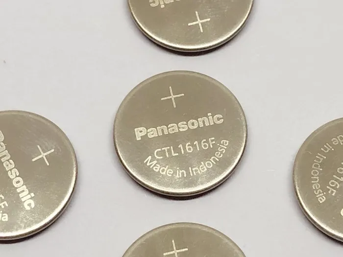 Panasonic CTL1616 CTL1616F Solar Recarregável Botão Bateria