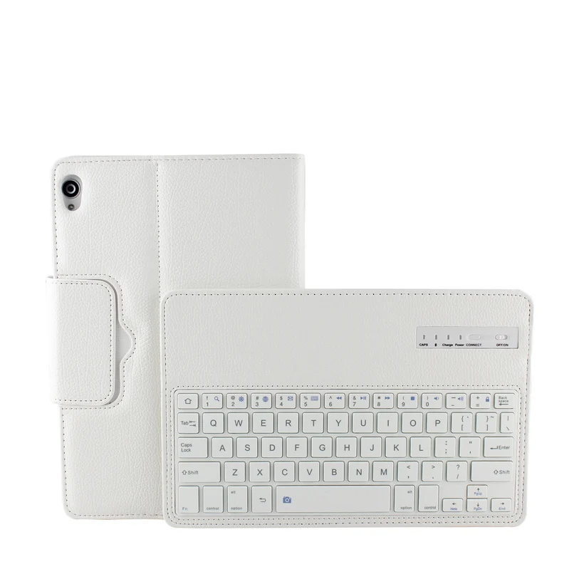 

Y wholesales For Google Nexus 9 8.9 inch Tablet PC Removable Wireless Bluetooth Keyboard ABS Keys with holder+Leather Case cover