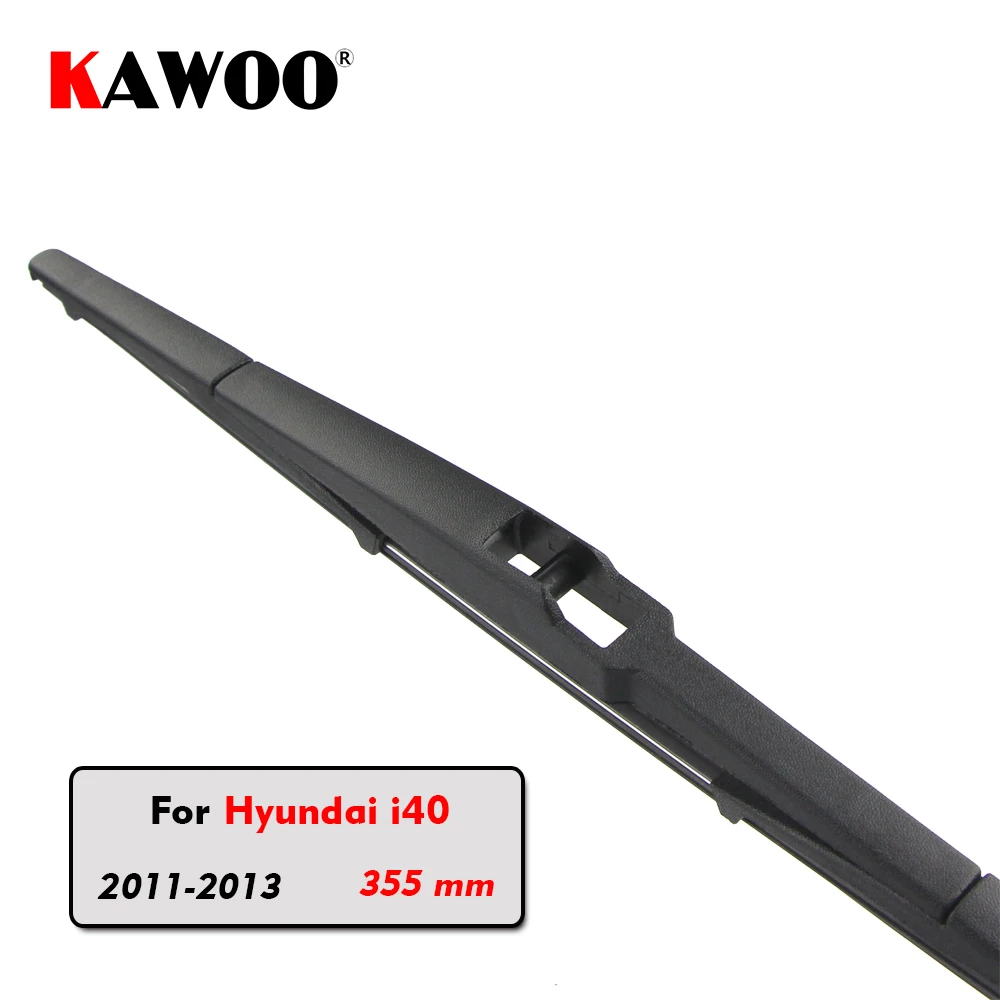 Автомобильные щетки kawoo заднего стеклоочистителя Лезвия назад стеклоочистители руки для hyundai i40 с откидной задней частью(2011-2013) 355 мм Авто стеклоочистителя ветрового стекла