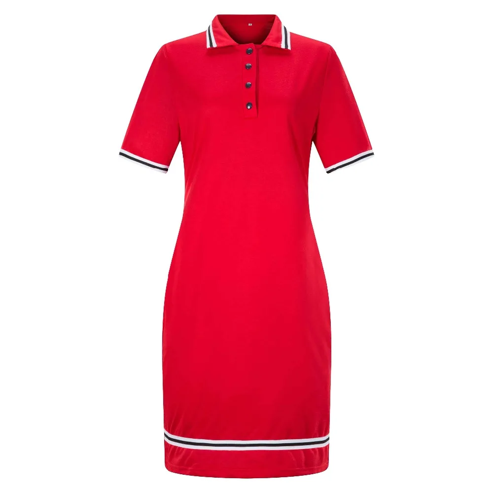 Женская футболка поло с коротким рукавом больших размеров, топ в полоску, обтягивающая юбка-карандаш средней длины, платье