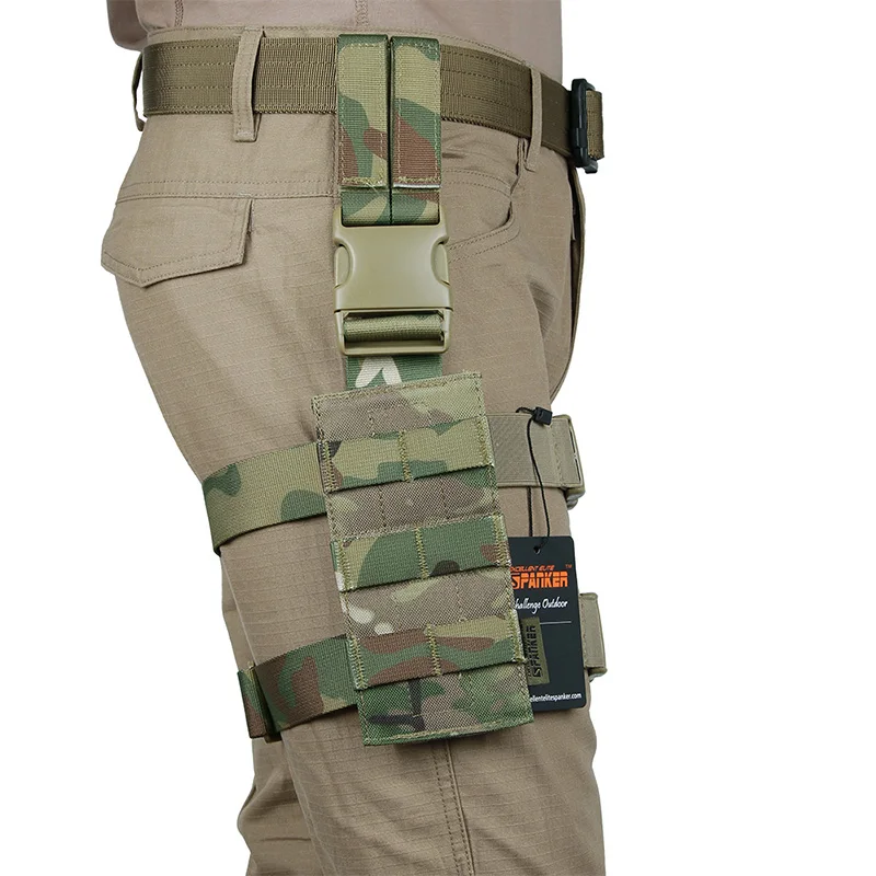 MCP Отличные Элитные бизань Открытый тактический Molle мини-ноги подвесная пластина военная техника Охота носимых панель аксессуар - Цвет: MCP