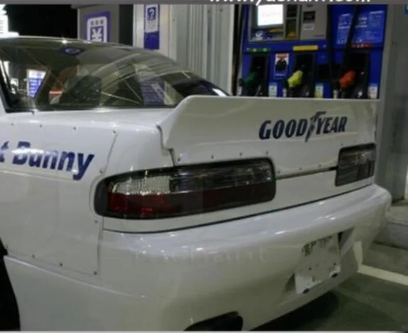 Rocket-Bunny-Style-Rear-Trunk-Spoiler-Wing-FRP-For-1989-1994-S13-Silvia-PS1