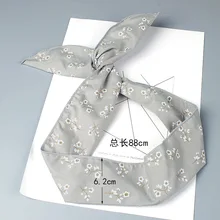 1 шт. повязки для женщин с заячьими ушками завязанный провод бант лента для волос с разнообразными головными головками украшения G0408