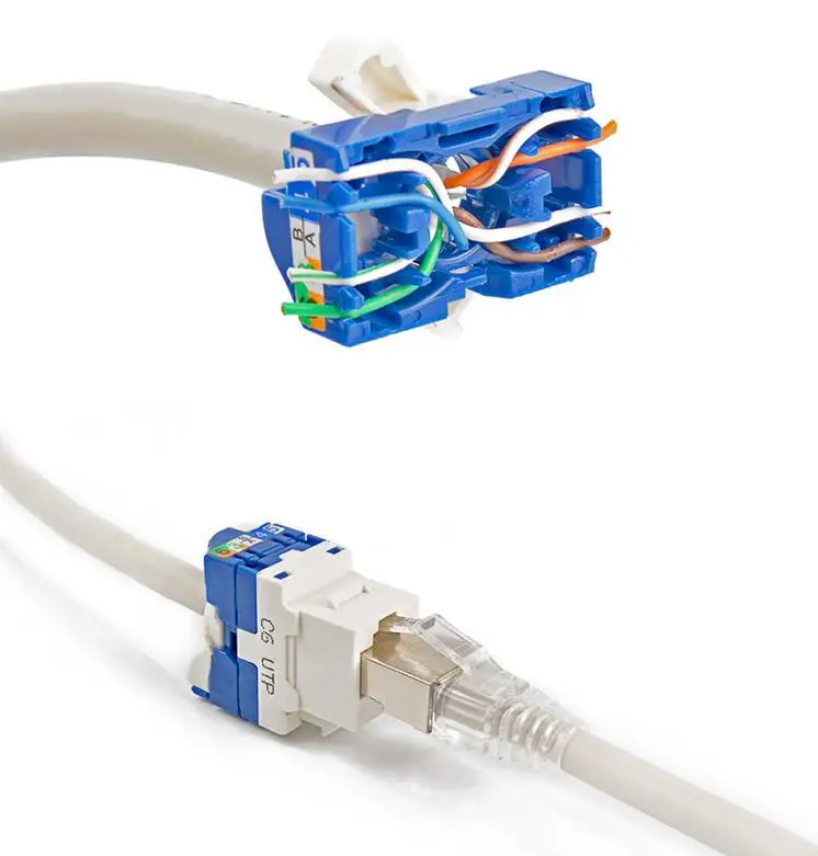 Сэто из Gigabit поворот RJ45 Cat6 сетевой модуль LAN RJ45 коннектор Keystone для розетка настенная тарелка