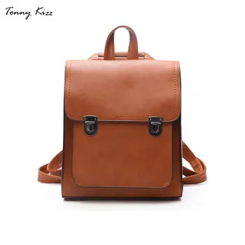 

Tonny Kizz Vintage Backpack Women Mini Backpack Leather Pu Bagpack High Quality School Bags For Teenage Girls Mochila Feminina