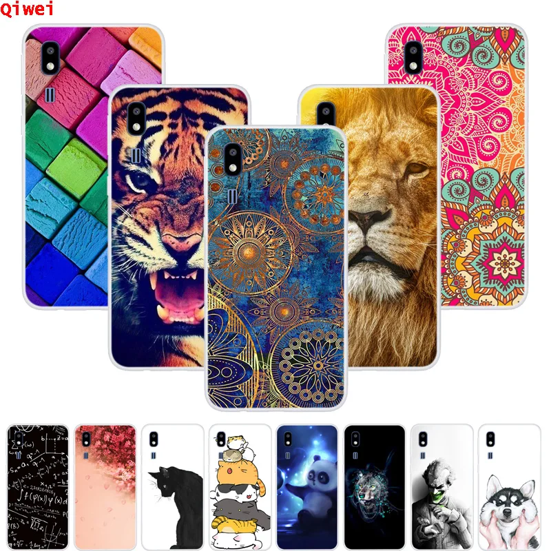 Funda suave de TPU para Samsung Galaxy A20 A20e, funda 2019 con estampado de animales de dibujos animados para Samsung A 20 A2 Core, Fundas|Fundas ajustadas| - AliExpress